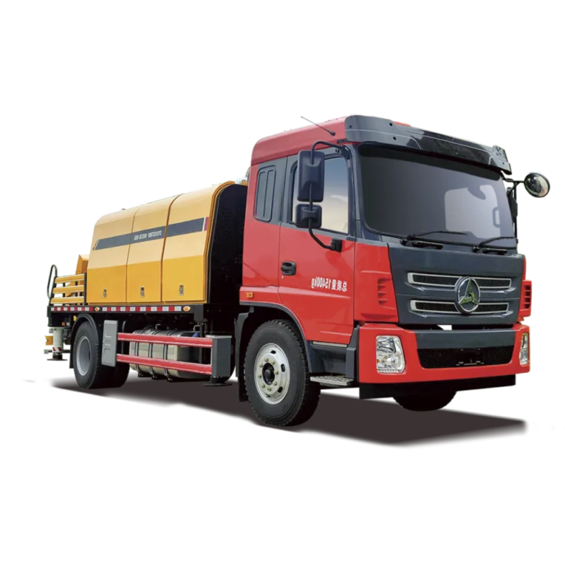Truck-mounted pump